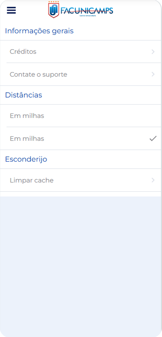 Recurso do app Minha Fac 05
