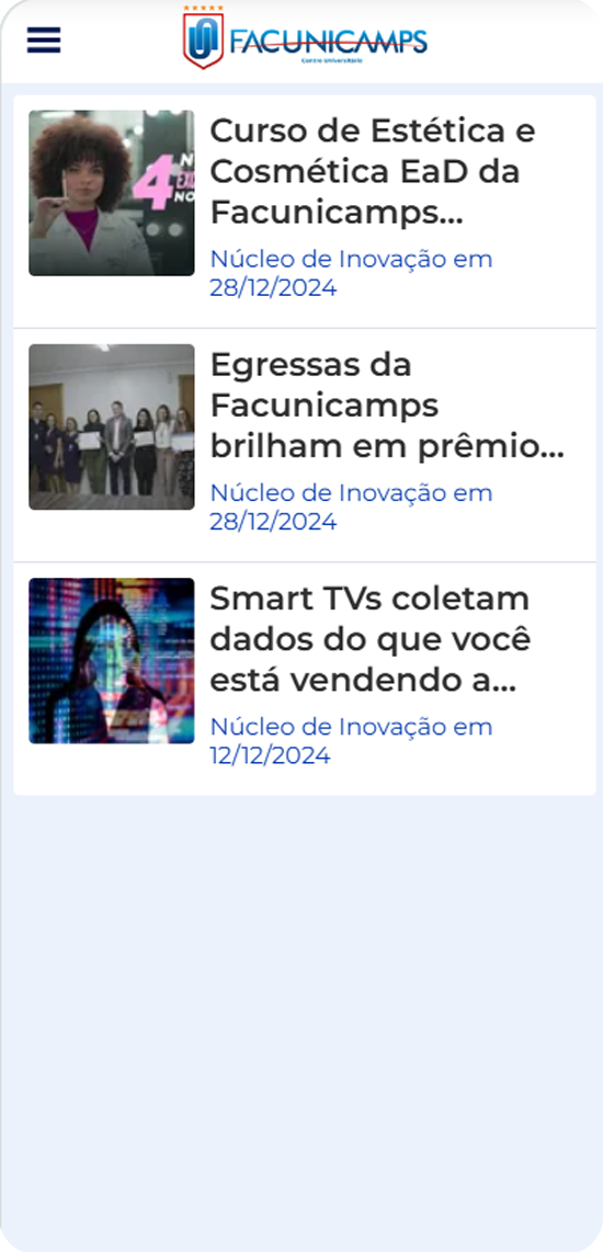 Recurso do app Minha Fac 06