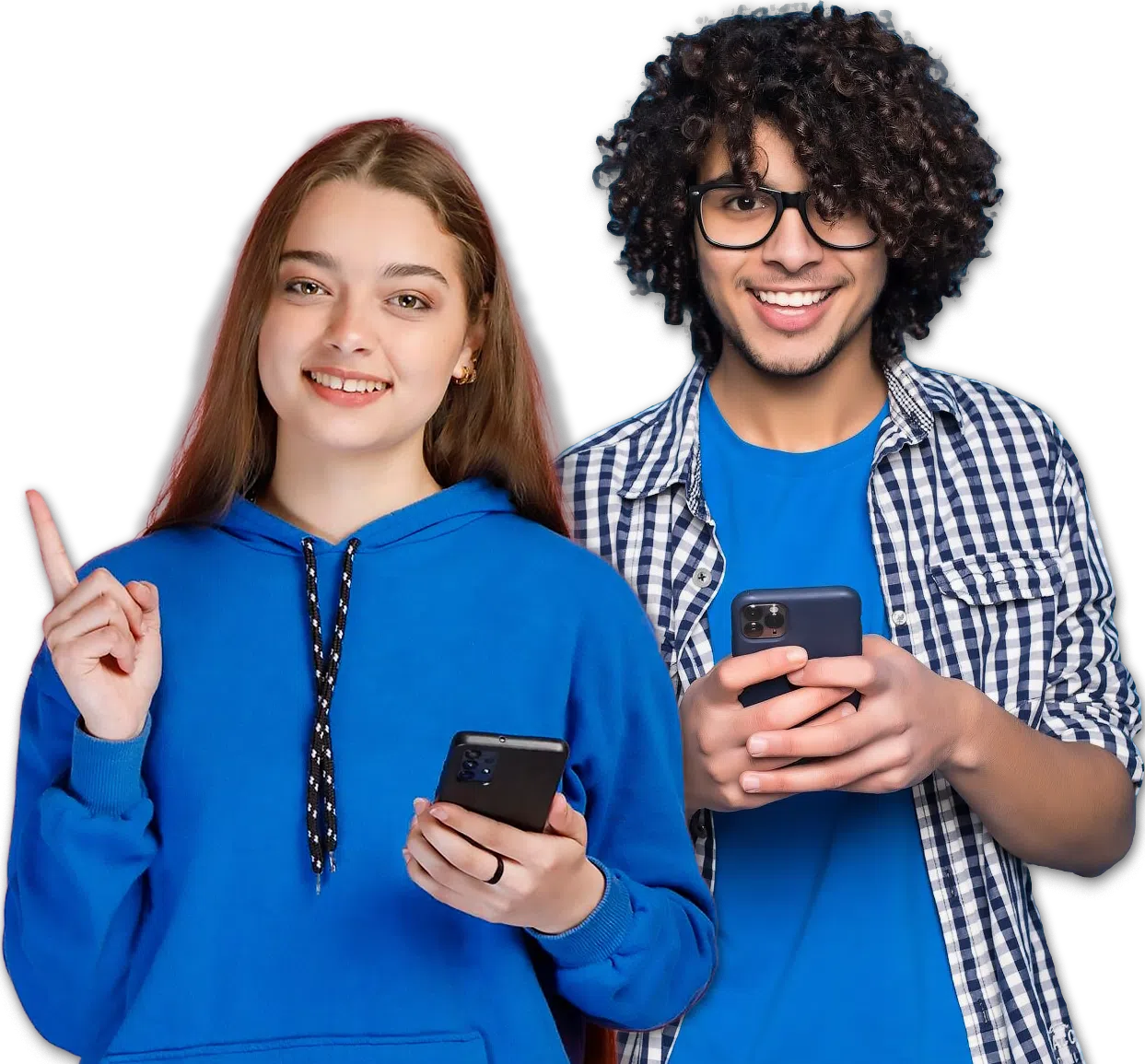 Estudantes usando o app da Facunicamps