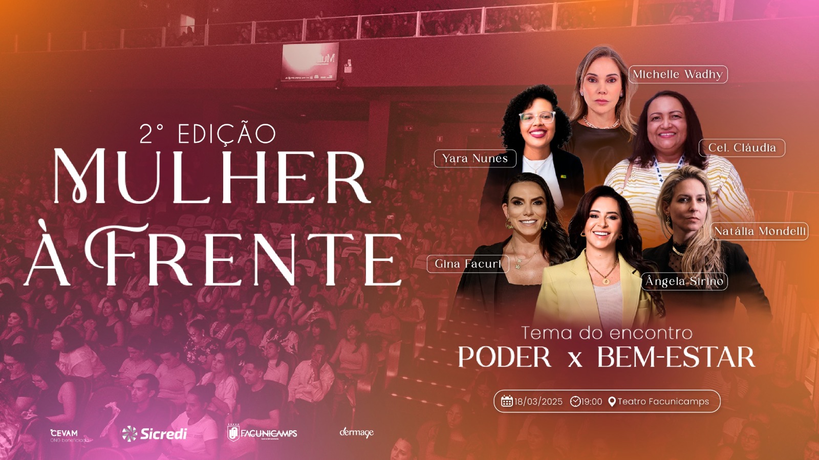 Facunicamps promove a segunda edição do bate-papo ‘Mulher À Frente’ com lideranças femininas inspiradoras