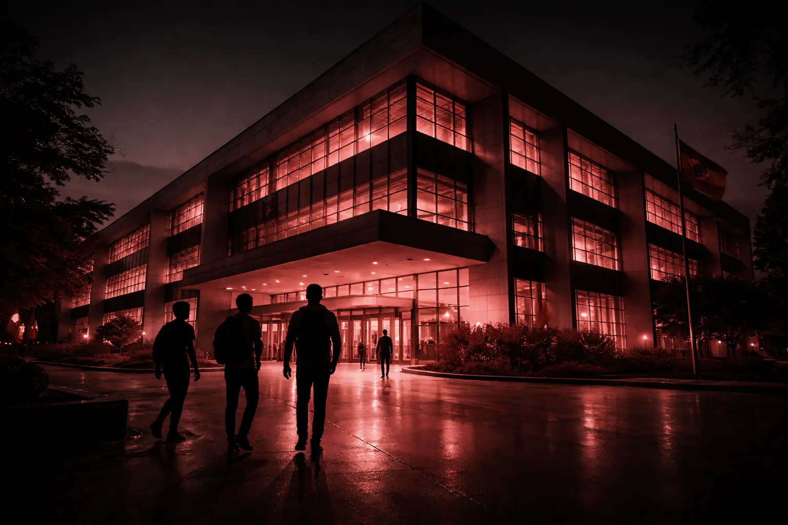 Universidade Facunicamps ao entardecer