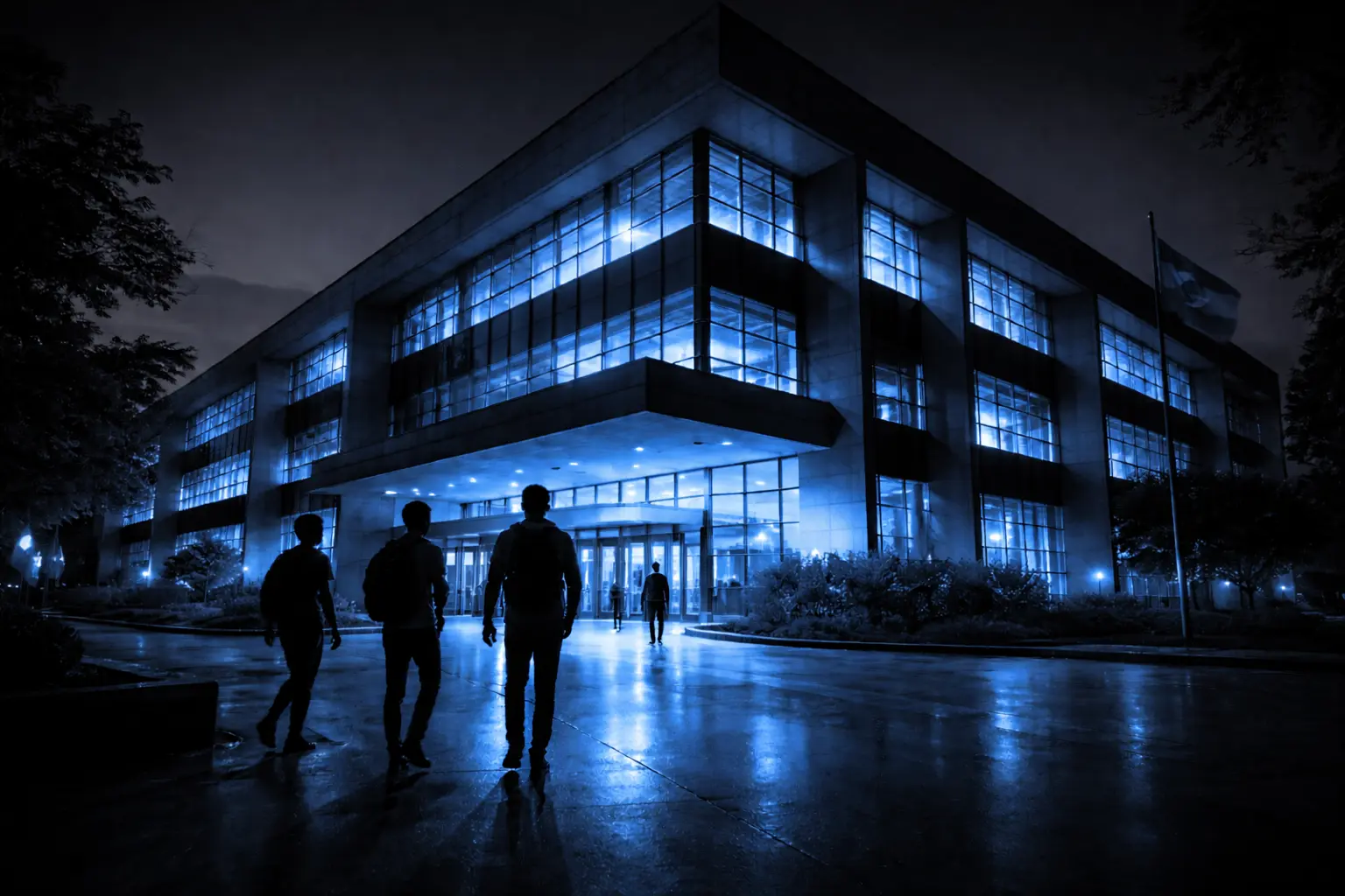 Universidade Facunicamps ao entardecer