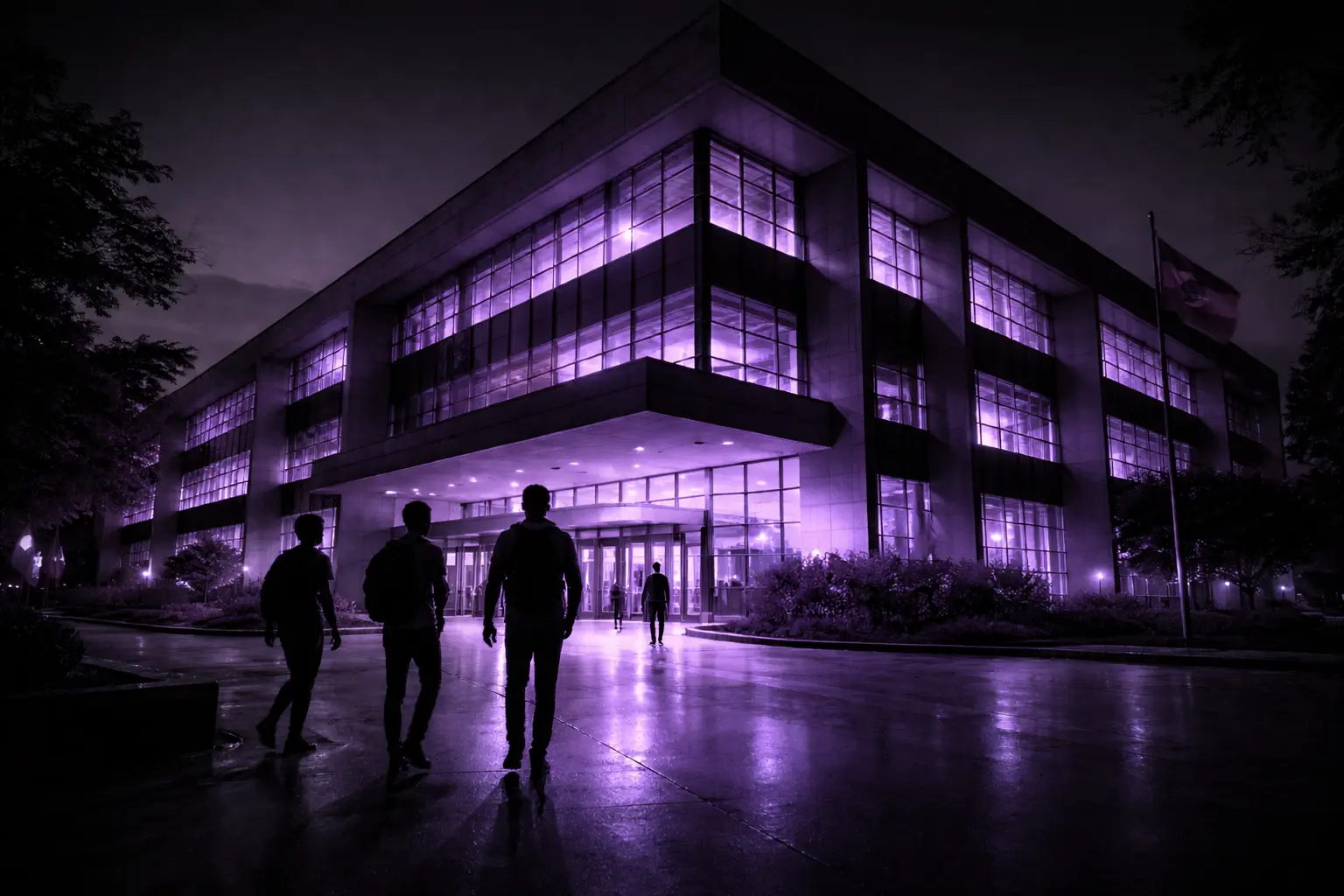 Universidade Facunicamps ao entardecer