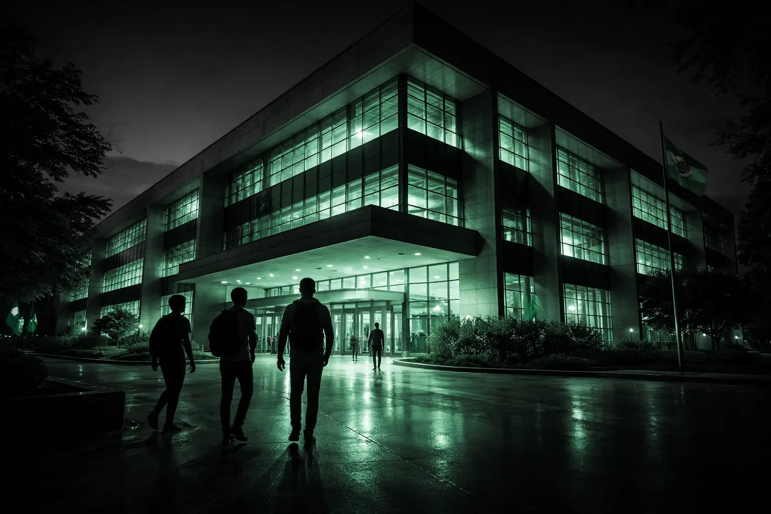 Universidade Facunicamps ao entardecer