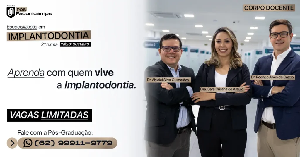 FACUNICAMPS abre nova turma da Pós-Graduação em Especialização em Implantodontia